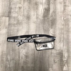 Clear PINK Fanny Pack